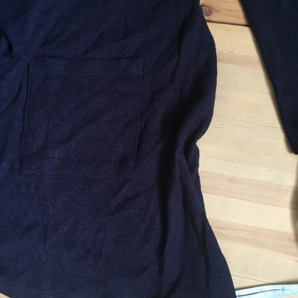 NEW Never Worn Navy Blue Waterfall Super Soft Cardigan Size Small - Picture 6 of 9